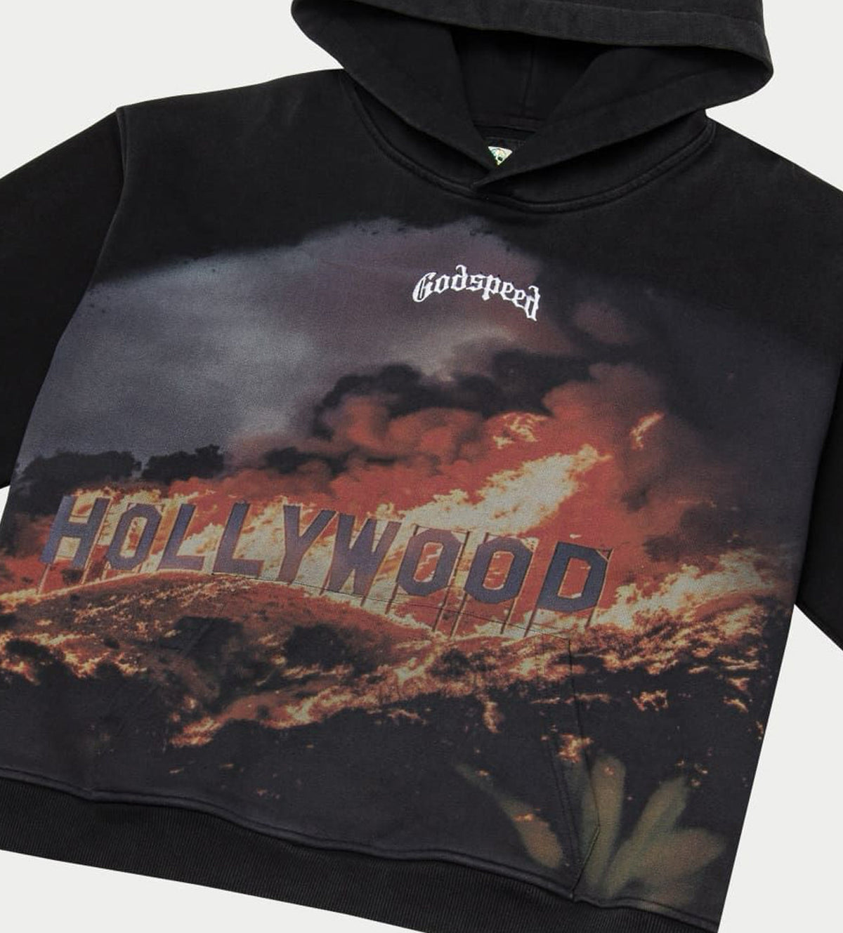 Godspeed Hollywood Inferno Hoodie Washed Black
