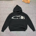Cole Buxton Black Oval Deconstructed CB Hoodie