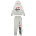 Sp5der "I  Sp5der" Graphic Tracksuit - Light Grey