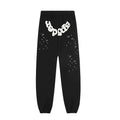 Sp5der Web Logo Graphic Sweatpants - Black