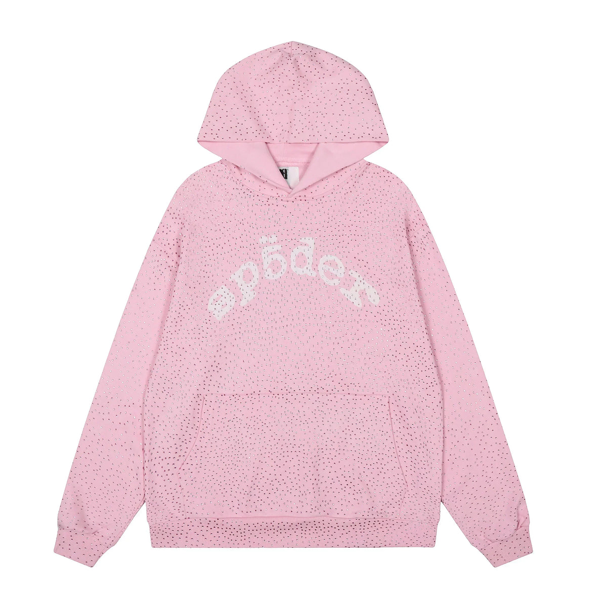 Sp5der Graphic Pullover - Light Pink / Soft Light Fleece