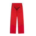 Sp5der Web Sweatpants - Red / Light Fleece Lined