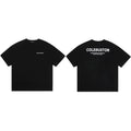 Cole Buxton Black Minimalist Chest & Back Logo T-Shirt