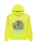 Sp5der OG Web V2 Hoodie Acid Green