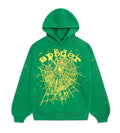 Sp5der Star OG Web v2 Hoodie Green